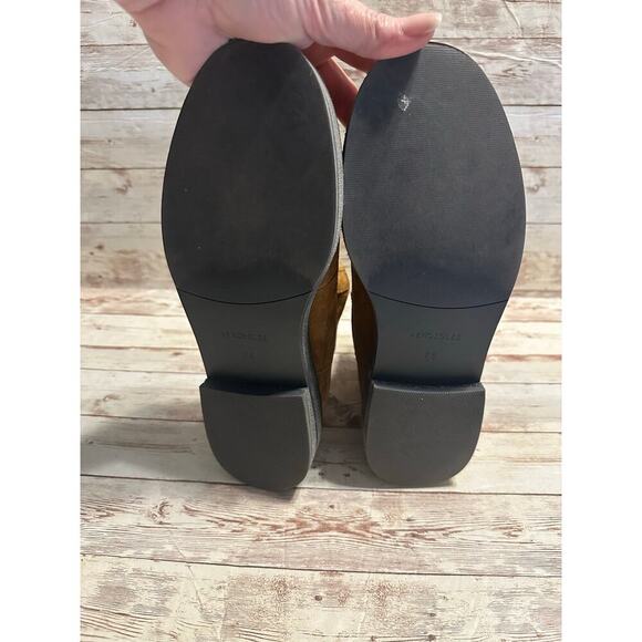 Aerosoles Vale Suede Zip Booties Women's Size 7.5 Brown Boots Slip-On NWOB New - Picture 9 of 10